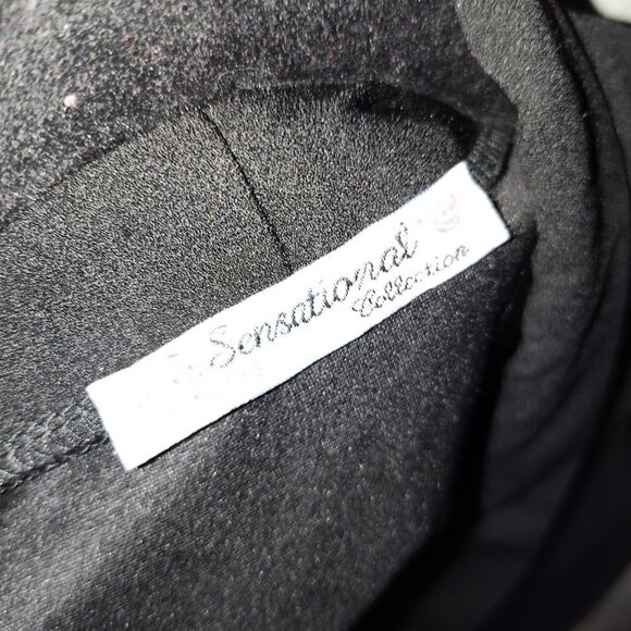 Sensational Collection Black Open Cape Blazer Size M-L - Picture 9 of 10